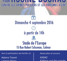 Vérité et justice pour Hocine Bouras : Rencontre publique le 04 septembre 2016 à Colmar