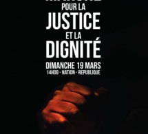 Marche pour la Justice et la Dignité le 19 mars 2017 à Paris