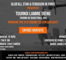 Tournoi de basket "Lamine Dieng" le 16 avril 2017 à Paris