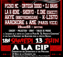 Festival 'Rap Militant' à Paris le 13 juin 2009