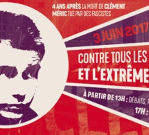 Week end de mobilisation les 3 et 4 juin 2017, 4 ans après la mort de Clément Méric