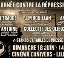 "Journée contre la répression" le 18 juin 2017 à Lille