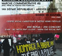 Marche et soirée en hommage à Babacar Gueye le 02 décembre 2017 à Rennes