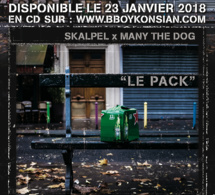 Sortie du CD "Le pack" de Skalpel x Many the Dog le 23 janvier 2018