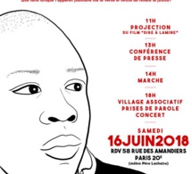 Commémoration "Lamine Dieng : 11 ans déjà !" le 16 juin 2018 à Paris