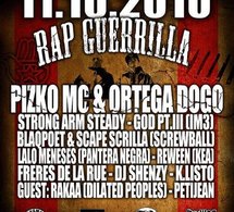 Sortie de 'Rap guerrilla' de Pizko Mc &amp; Ortega DOGO le 11 octobre 2010