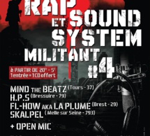 Soirée "Rap &amp; Sound System militant #4" le 17 novembre 2018 à Melle (79)