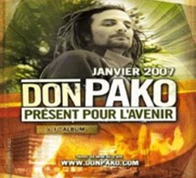 1er album de Don Pako dans les bacs en janvier 2007