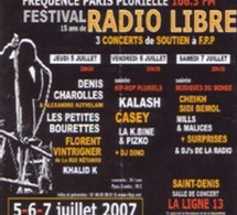 Festival de soutien 'FPP: 15 ans de radio libre!' les 5,6 et 7 juillet 2007