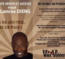 Commémoration pour Lamine Dieng, 8 ans déjà...