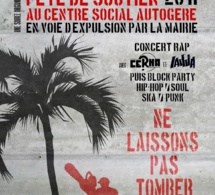 Fête de soutien au centre social autogéré le Palmier le 13 juin 2015