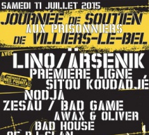 Journée de soutien aux prisonniers de Villiers-le-Bel le 11 juillet 2015 à Montreuil