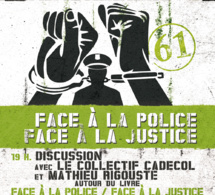 VendrediEZ #4 : Discussion avec CADECOL et Mathieu Rigouste autour du livre 'Face à la police / Face à la justice' le vendredi 29 avril 2016 à Paris